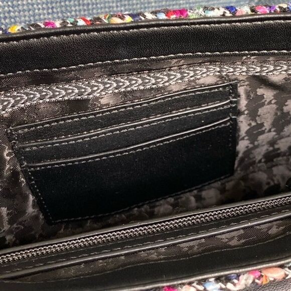 KARL LAGERFELD PARIS Tweed Agyness Shoulder Bag - Picture 9 of 10